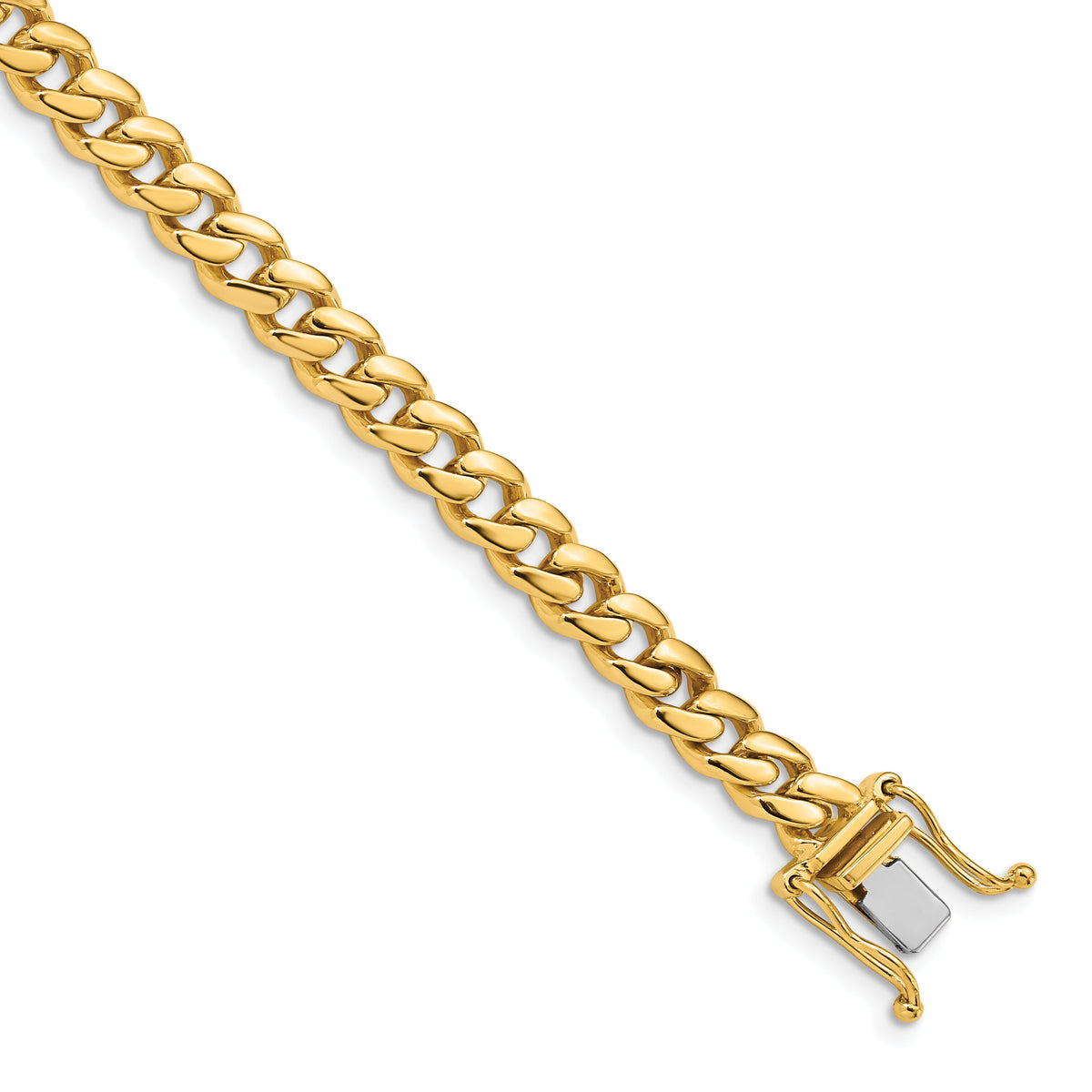 14k 5.7mm Hand-polished Miami Cuban Chain-LK585-8