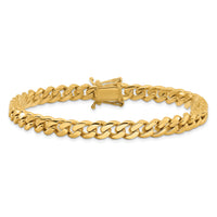 14k 7mm Hand-polished Miami Cuban Chain-LK586-8.25