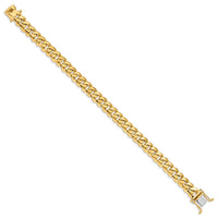 14k 8.7mm Hand-polished Miami Cuban Chain Link Bracelet-LK587-8.25