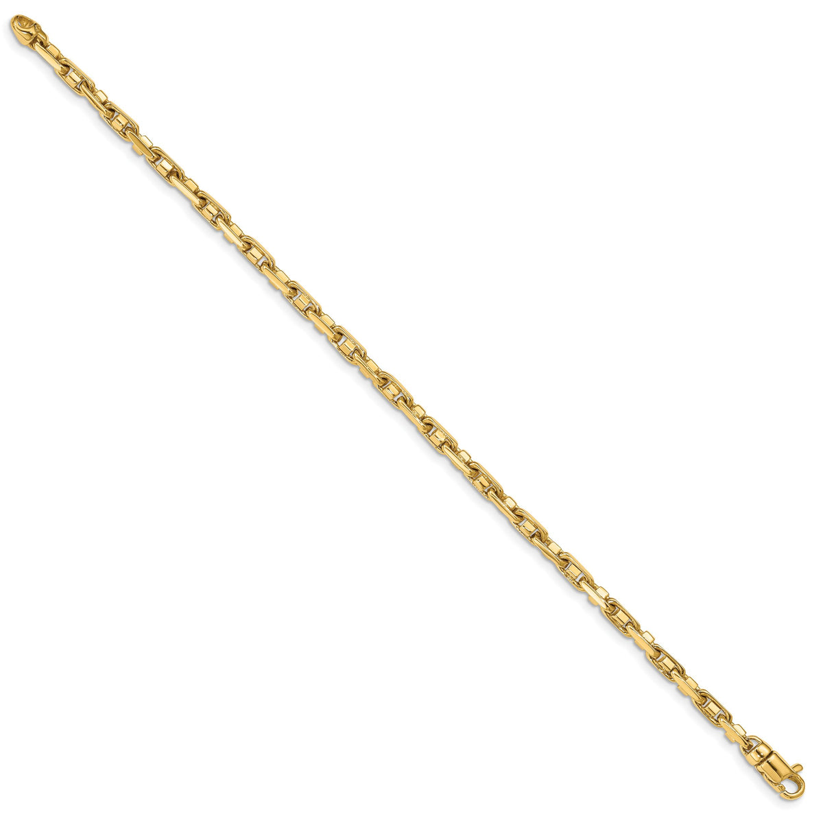 14k 3.8mm Polished Fancy Link Chain-LK736-7.25