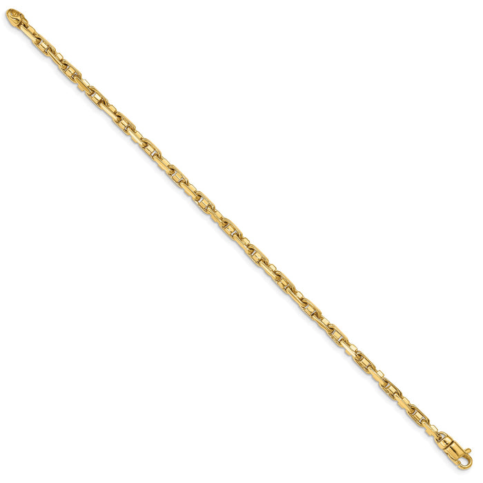 14k 3.8mm Polished Fancy Link Chain-LK736-7.25