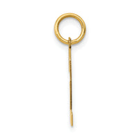 14k Medium Polished Number 2 Charm-LM02