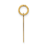 14k Medium Polished Number 7 Charm-LM07