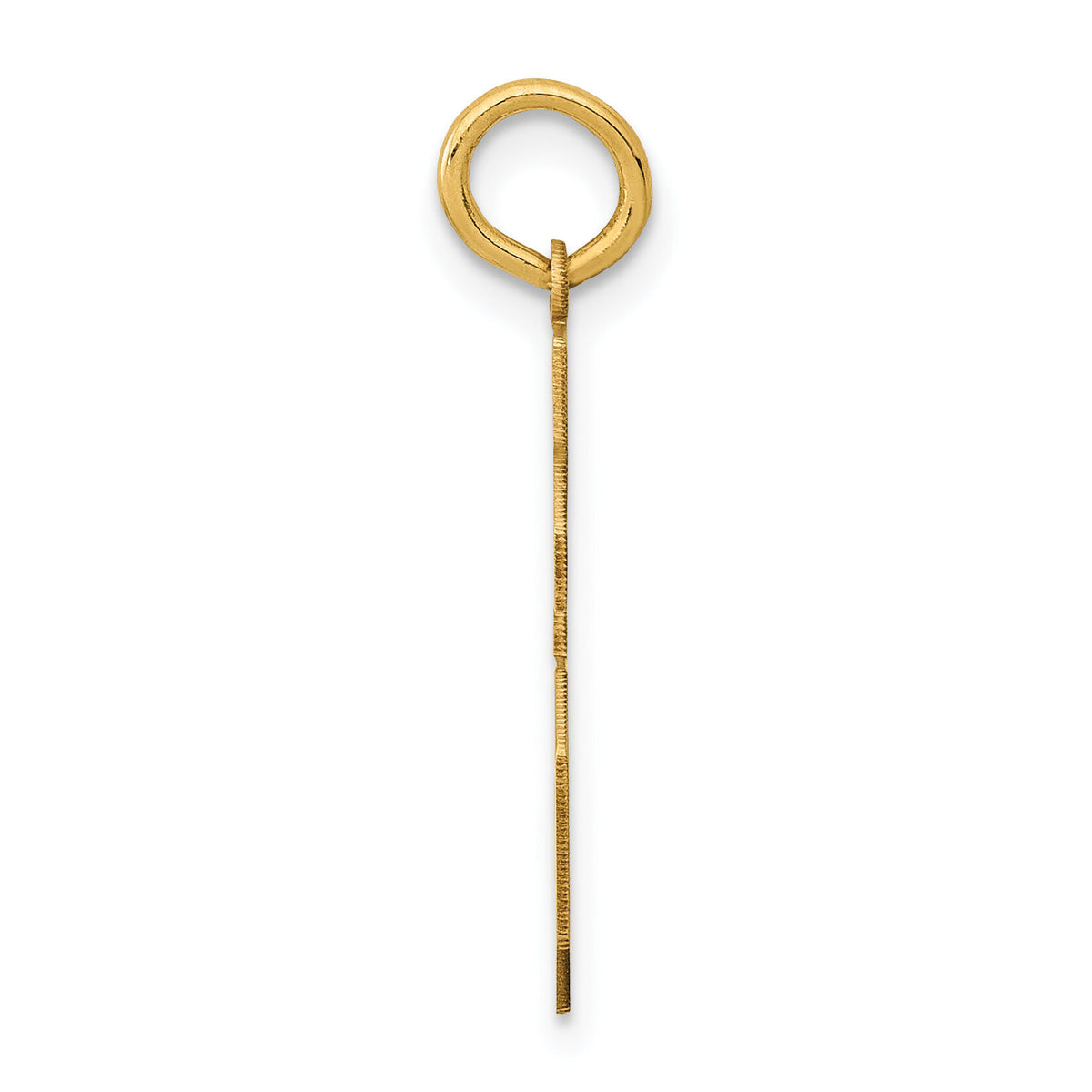 14k Medium Polished Number 16 Charm-LM16