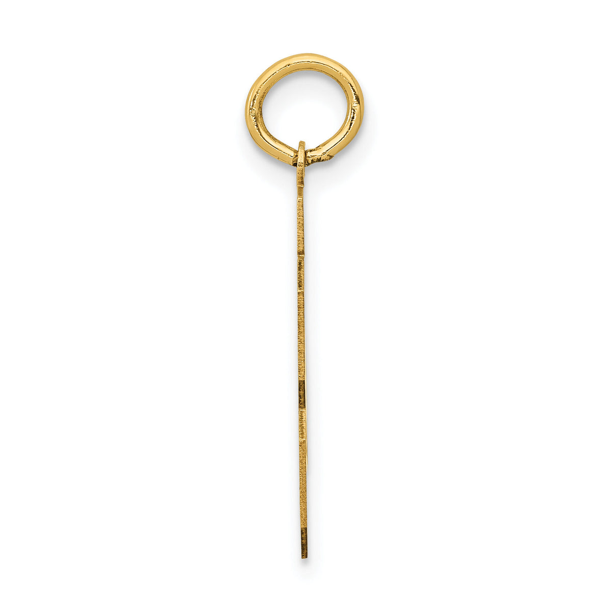 14k Medium Polished Number 23 Charm-LM23