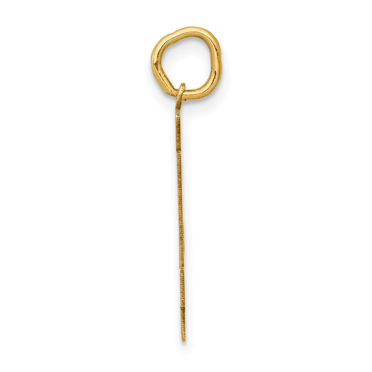 14k Medium Polished Number 34 Charm-LM34