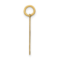 14k Medium Polished Number 97 Charm-LM97