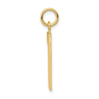 14k  Large Polished Number 1 Charm-LP01