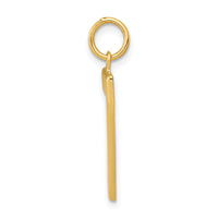 14k  Large Polished Number 7 Charm-LP07