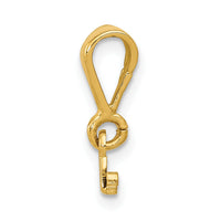 14k Casted Large Polished Top Pendant-LPTOP