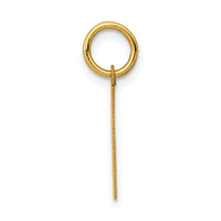 14k Small Polished Number 1 Charm-LS01