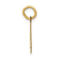 14k Small Polished Number 4 Charm-LS04