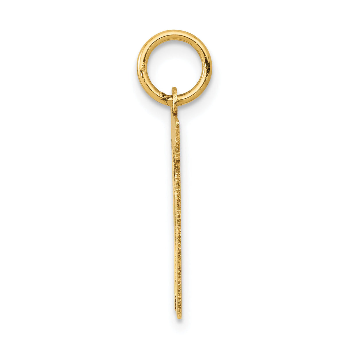 14k Small Polished Number 11 Charm-LS11