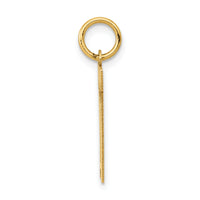 14k Small Polished Number 11 Charm-LS11