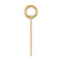 14k Small Polished Number 14 Charm-LS14