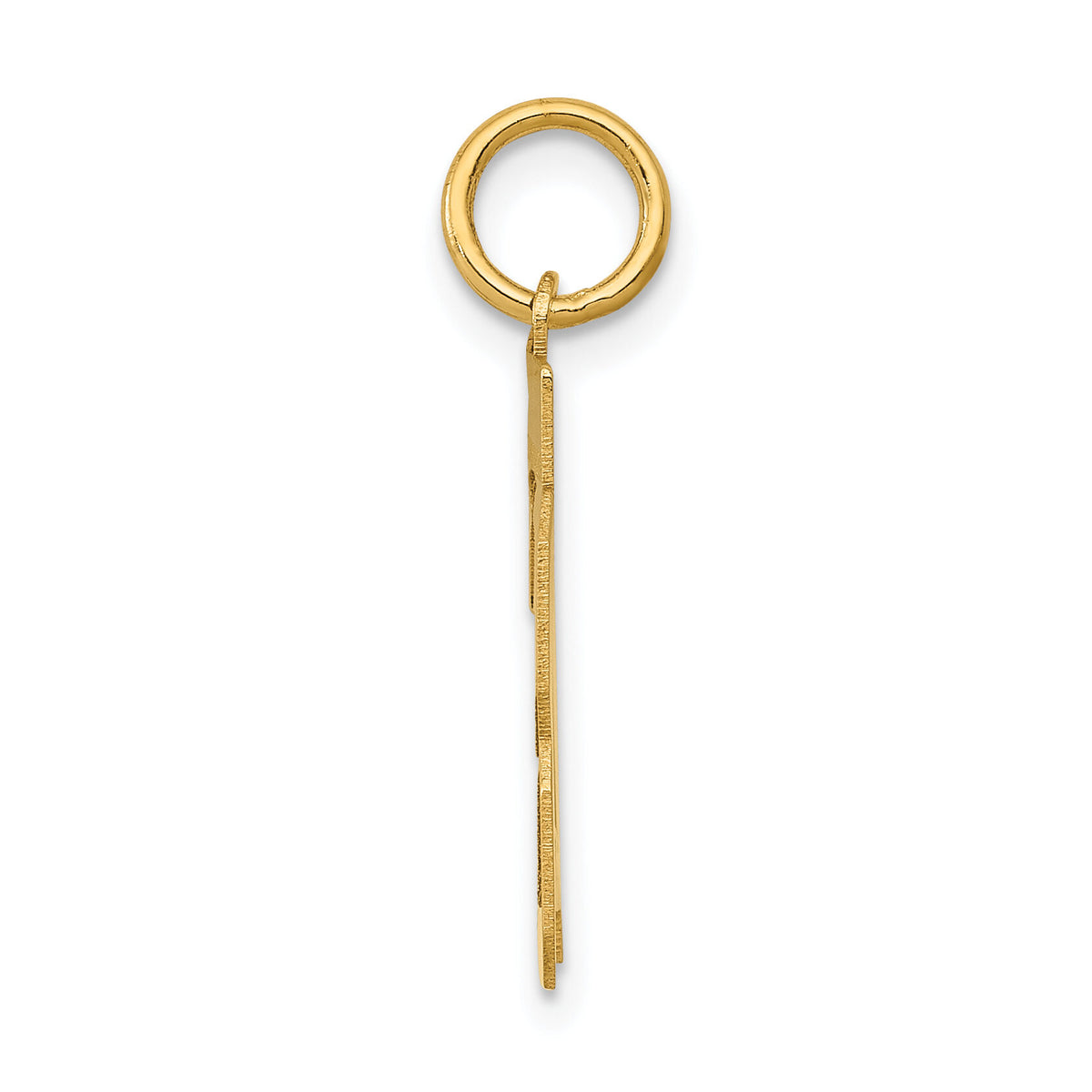 14k Small Polished Number 23 Charm-LS23