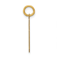 14k Small Polished Number 50 Charm-LS50
