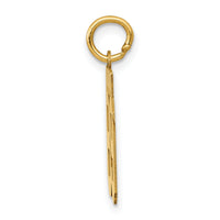 14k Small Polished Number 89 Charm-LS89