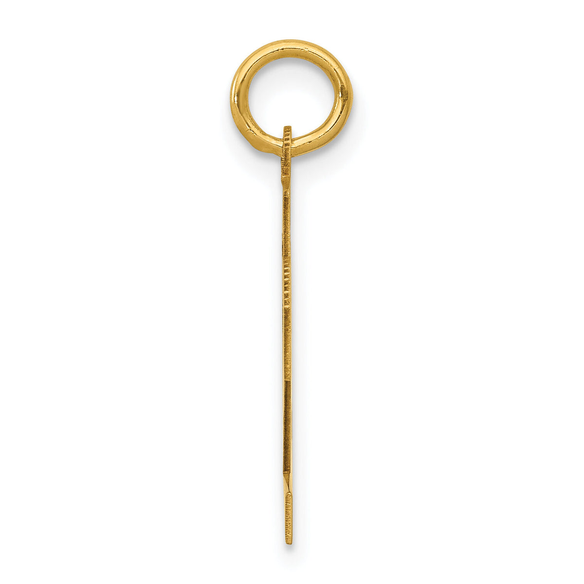 14k Small Polished Number 92 Charm-LS92