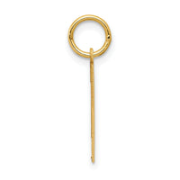 14k Medium Satin Number 1 Charm-LSM01