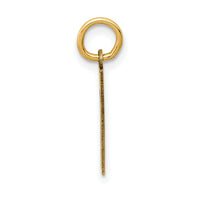 14k Small Satin Number 1 Charm-LSS01