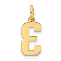 14k Small Satin Number 3 Charm-LSS03