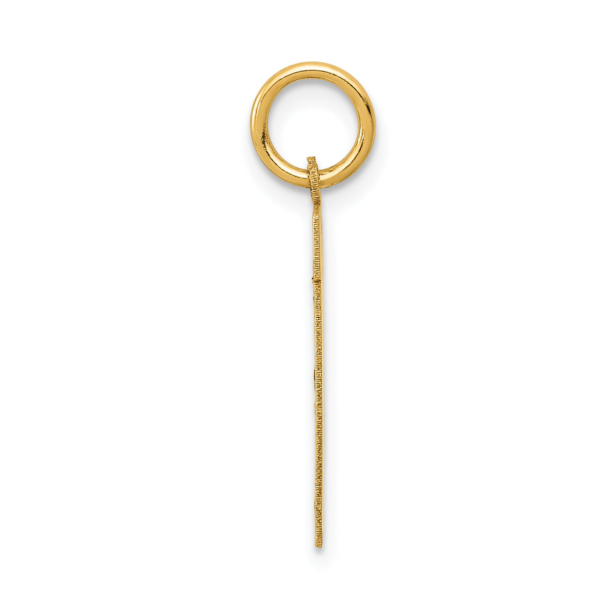 14k Small Satin Number 11 Charm-LSS11