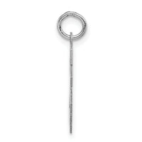 14k Small Satin Number 26 Charm-LSS26
