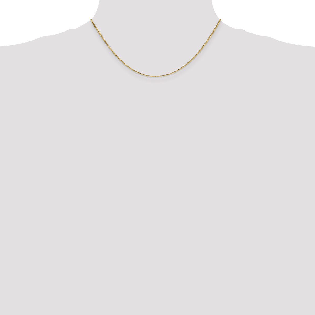 14k 1.3mm Solid D/C Machine-Made Chain-M012L-16