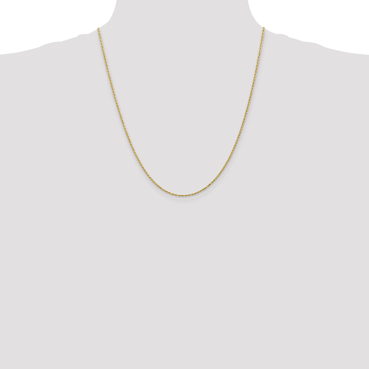 14k 1.3mm Solid D/C Machine-Made Chain-M012L-22