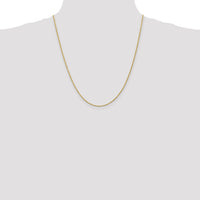 14k 1.3mm Solid D/C Machine-Made Chain-M012L-22