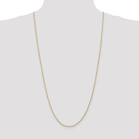 14k 1.3mm Solid D/C Machine-Made Chain-M012L-30