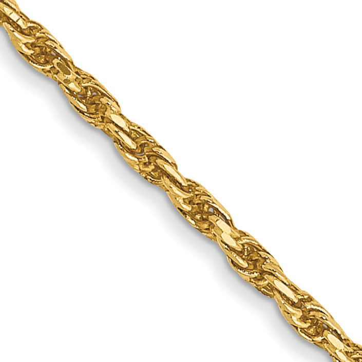 14k 1.3mm Solid D/C Machine-Made Chain-M012L-14