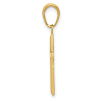 14k Small Cross Pendant-M1322