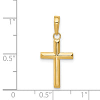 14k Small Cross Pendant-M1322