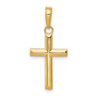 14k Small Cross Pendant-M1322
