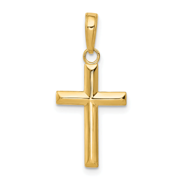 14k Small Cross Pendant-M1322