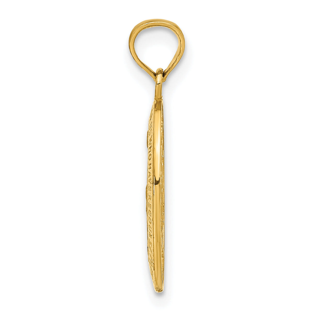 14k Miraculous Medal Pendant-M1431