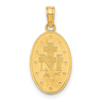 14k Miraculous Medal Pendant-M1431