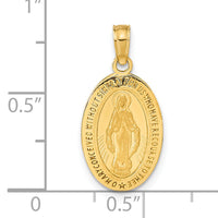 14k Miraculous Medal Pendant-M1431