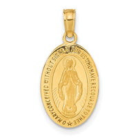 14k Miraculous Medal Pendant-M1431