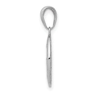14k White Gold Miraculous Medal Pendant-M1431W