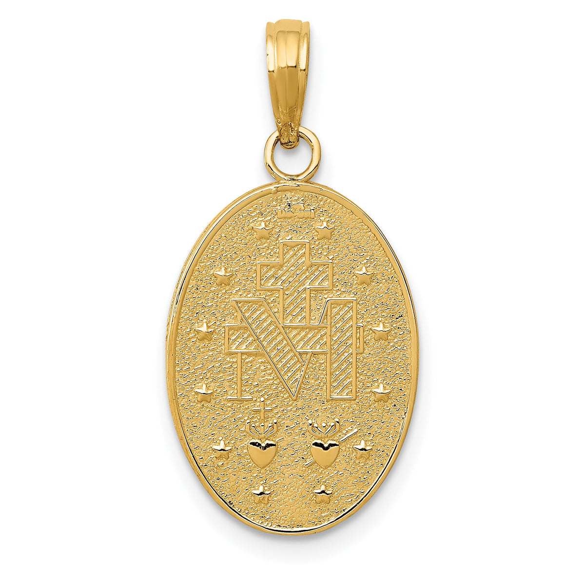 14k Miraculous Medal Pendant-M1432