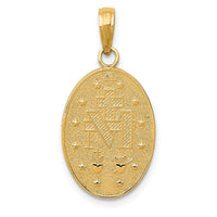 14k Miraculous Medal Pendant-M1432