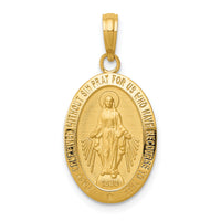 14k Miraculous Medal Pendant-M1432