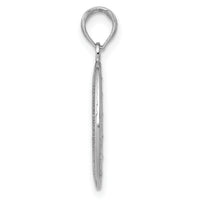 14k White Gold Miraculous Medal Pendant-M1432W