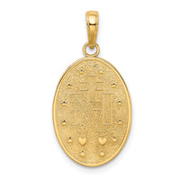 14k Miraculous Medal Pendant-M1433