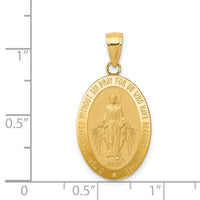 14k Miraculous Medal Pendant-M1433