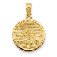 14k Miraculous Medal Pendant-M1436