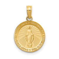 14k Miraculous Medal Pendant-M1436
